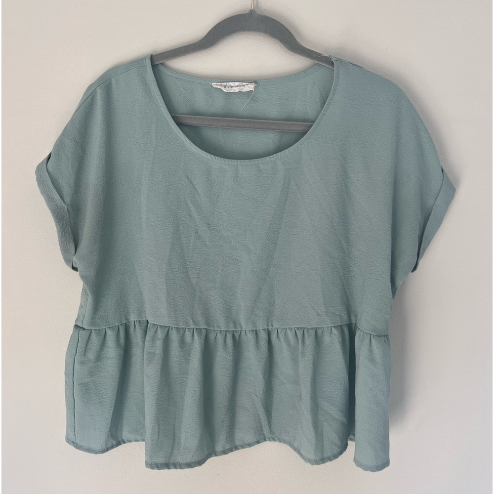 Hippie Rose Mint Green Blouse